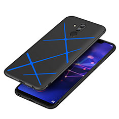 Carcasa Silicona Goma Twill para Huawei Mate 20 Lite Azul