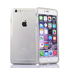 Carcasa Silicona Transparente Cubre Entero para Apple iPhone 6S Plus Blanco