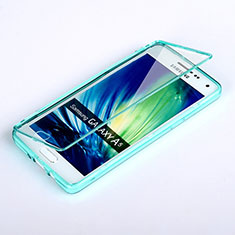 Carcasa Silicona Transparente Cubre Entero para Samsung Galaxy A5 Duos SM-500F Azul Cielo