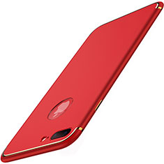 Carcasa Silicona Ultrafina Goma D03 para Apple iPhone 7 Plus Rojo