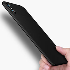 Carcasa Silicona Ultrafina Goma M01 para Apple iPhone Xs Max Negro