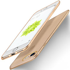 Carcasa Silicona Ultrafina Goma para Apple iPhone SE (2020) Oro