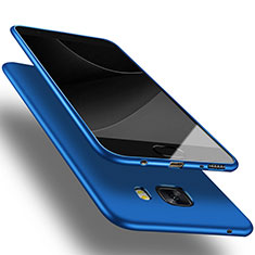 Carcasa Silicona Ultrafina Goma S03 para Samsung Galaxy C9 Pro C9000 Azul