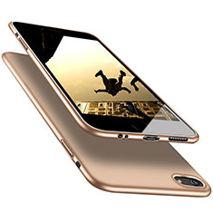 Carcasa Silicona Ultrafina Goma U05 para Apple iPhone 6 Plus Oro