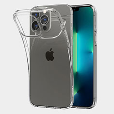 Carcasa Silicona Ultrafina Transparente A06 para Apple iPhone 13 Pro Max Claro