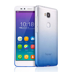 Carcasa Silicona Ultrafina Transparente Gradiente para Huawei Honor 5X Azul Cielo