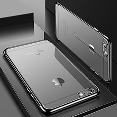 Carcasa Silicona Ultrafina Transparente H04 para Apple iPhone 7 Gris