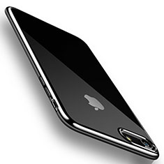 Carcasa Silicona Ultrafina Transparente H07 para Apple iPhone 8 Negro