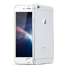 Carcasa Silicona Ultrafina Transparente H08 para Apple iPhone 6 Claro