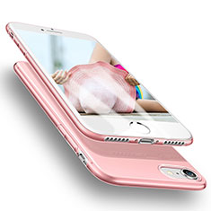 Carcasa Silicona Ultrafina Transparente H09 para Apple iPhone 7 Rosa