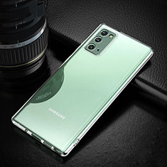 Carcasa Silicona Ultrafina Transparente K03 para Samsung Galaxy Note 20 5G Claro