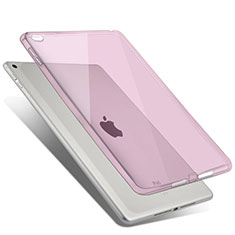 Carcasa Silicona Ultrafina Transparente para Apple iPad Air 2 Rosa