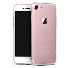 Carcasa Silicona Ultrafina Transparente para Apple iPhone 7 Blanco