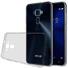 Carcasa Silicona Ultrafina Transparente para Asus Zenfone 3 ZE552KL Gris