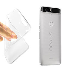 Carcasa Silicona Ultrafina Transparente para Google Nexus 6P Claro