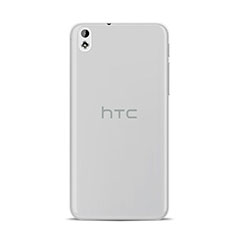 Carcasa Silicona Ultrafina Transparente para HTC Desire 816 Gris