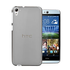 Carcasa Silicona Ultrafina Transparente para HTC Desire 826 826T 826W Gris