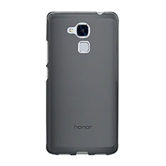 Carcasa Silicona Ultrafina Transparente para Huawei Honor 5C Gris