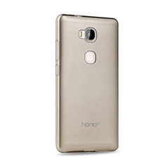 Carcasa Silicona Ultrafina Transparente para Huawei Honor X5 Gris