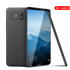 Carcasa Silicona Ultrafina Transparente para Huawei Mate 10 Negro