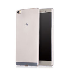 Carcasa Silicona Ultrafina Transparente para Huawei P8 Max Blanco