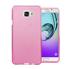 Carcasa Silicona Ultrafina Transparente para Samsung Galaxy A5 (2016) SM-A510F Rosa