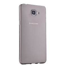 Carcasa Silicona Ultrafina Transparente para Samsung Galaxy A9 Pro (2016) SM-A9100 Gris