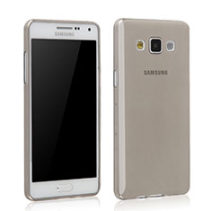 Carcasa Silicona Ultrafina Transparente para Samsung Galaxy Grand 3 G7200 Gris
