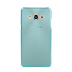 Carcasa Silicona Ultrafina Transparente para Samsung Galaxy J3 Pro (2016) J3110 Azul