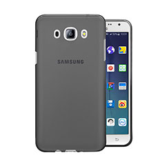 Carcasa Silicona Ultrafina Transparente para Samsung Galaxy J5 Duos (2016) Gris