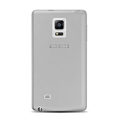 Carcasa Silicona Ultrafina Transparente para Samsung Galaxy Note Edge SM-N915F Gris
