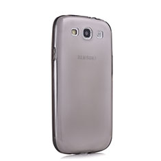 Carcasa Silicona Ultrafina Transparente para Samsung Galaxy S3 III LTE 4G Gris