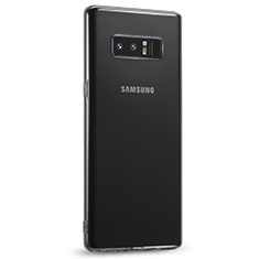 Carcasa Silicona Ultrafina Transparente R04 para Samsung Galaxy Note 8 Duos N950F Claro