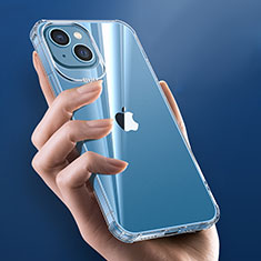 Carcasa Silicona Ultrafina Transparente T02 para Apple iPhone 15 Claro
