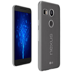 Carcasa Silicona Ultrafina Transparente T02 para Google Nexus 5X Claro