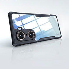 Carcasa Silicona Ultrafina Transparente T02 para Huawei Honor 60 5G Negro