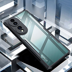 Carcasa Silicona Ultrafina Transparente T02 para Huawei Honor 70 5G Negro