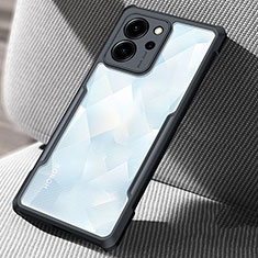 Carcasa Silicona Ultrafina Transparente T02 para Huawei Honor 80 SE 5G Negro