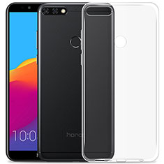 Carcasa Silicona Ultrafina Transparente T02 para Huawei Y7 (2018) Claro