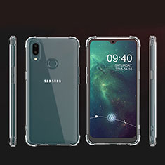 Carcasa Silicona Ultrafina Transparente T02 para Samsung Galaxy M01s Claro