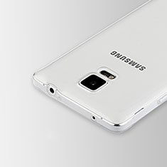 Carcasa Silicona Ultrafina Transparente T02 para Samsung Galaxy Note 4 SM-N910F Claro