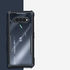 Carcasa Silicona Ultrafina Transparente T02 para Xiaomi Black Shark 4S Pro 5G Negro