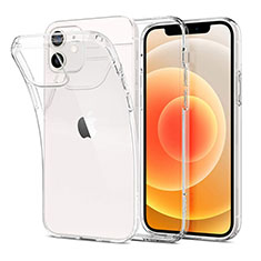 Carcasa Silicona Ultrafina Transparente T03 para Apple iPhone 12 Mini Claro