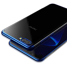 Carcasa Silicona Ultrafina Transparente T03 para Huawei Honor V10 Azul