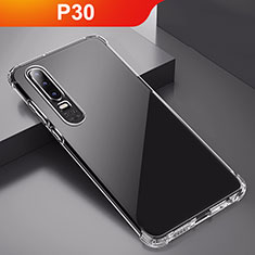 Carcasa Silicona Ultrafina Transparente T03 para Huawei P30 Claro