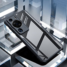 Carcasa Silicona Ultrafina Transparente T03 para Huawei P60 Negro