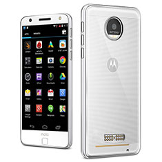 Carcasa Silicona Ultrafina Transparente T03 para Motorola Moto Z Play Claro