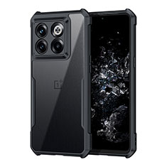 Carcasa Silicona Ultrafina Transparente T03 para OnePlus 10T 5G Negro
