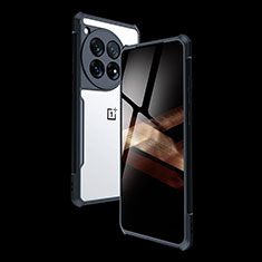 Carcasa Silicona Ultrafina Transparente T03 para OnePlus 12 5G Negro