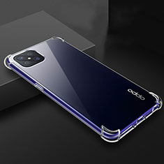 Carcasa Silicona Ultrafina Transparente T03 para Oppo Reno4 Z 5G Claro